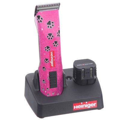 Strihací strojček Heiniger Saphire Style ružový - 2x baterka