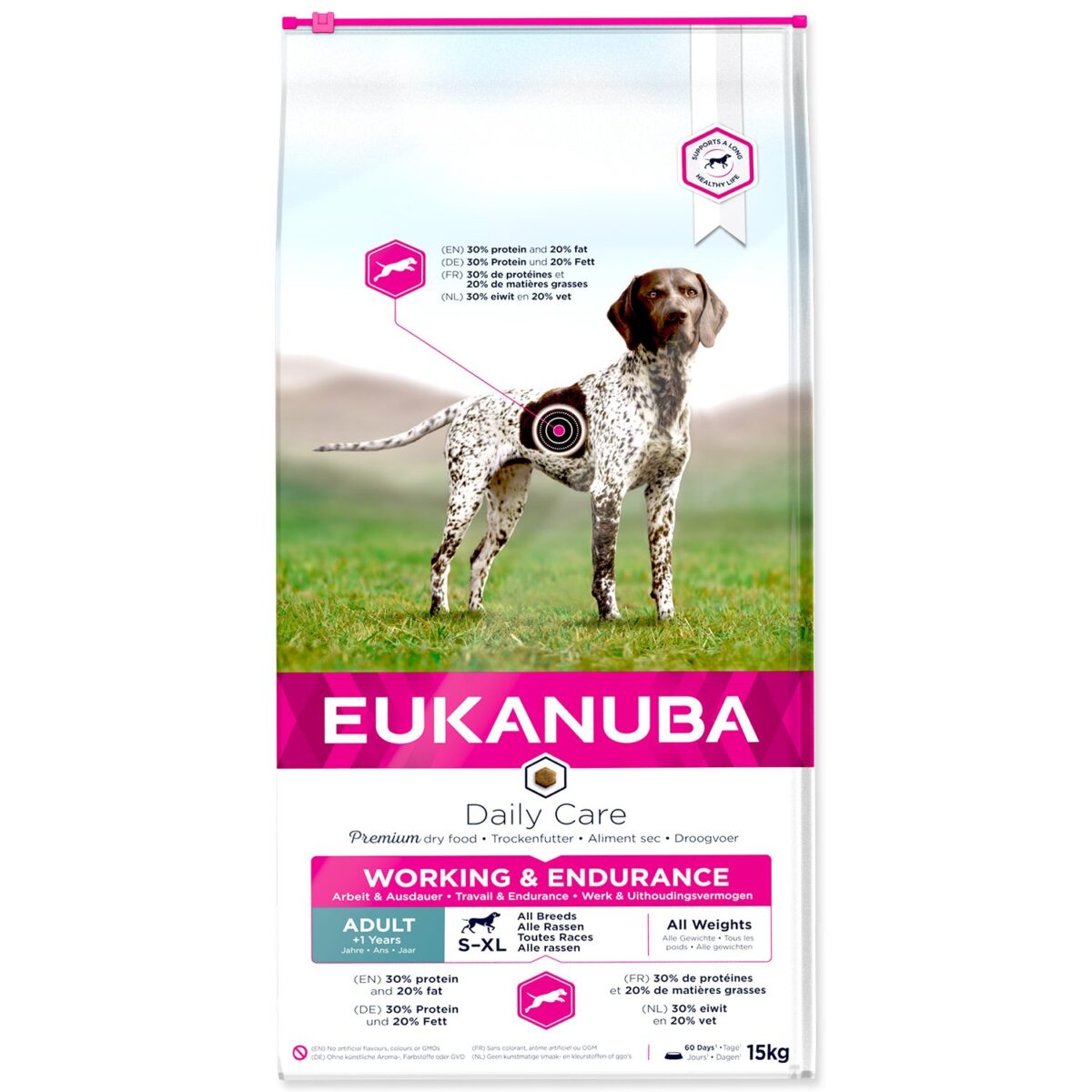 Krmivo EUKANUBA Daily Care Adult Working & Endurance 15kg Krmivo EUKANUBA Daily Care Adult Working & Endurance 15kg