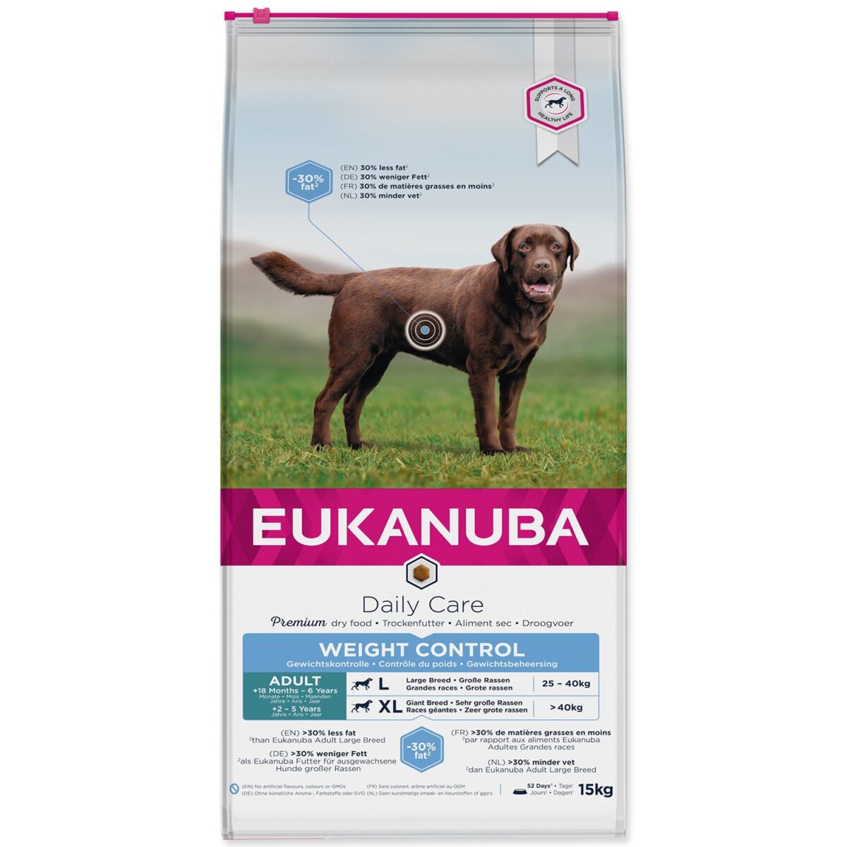 Krmivo EUKANUBA Daily Care Adult Large & Giant Weight Control 15kg Krmivo EUKANUBA Daily Care Adult Large & Giant Weight Control 15kg