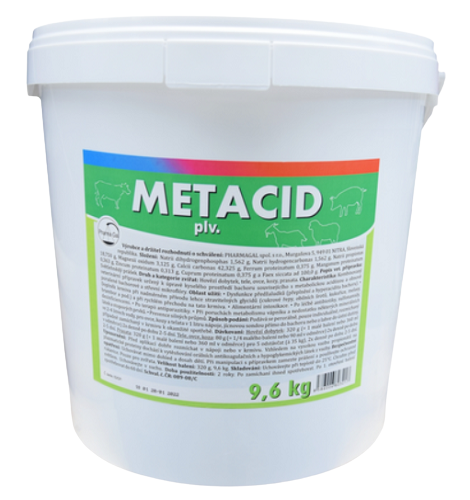 Metacid výživový doplnok na tráviace ťažkosti prežúvavcov 9