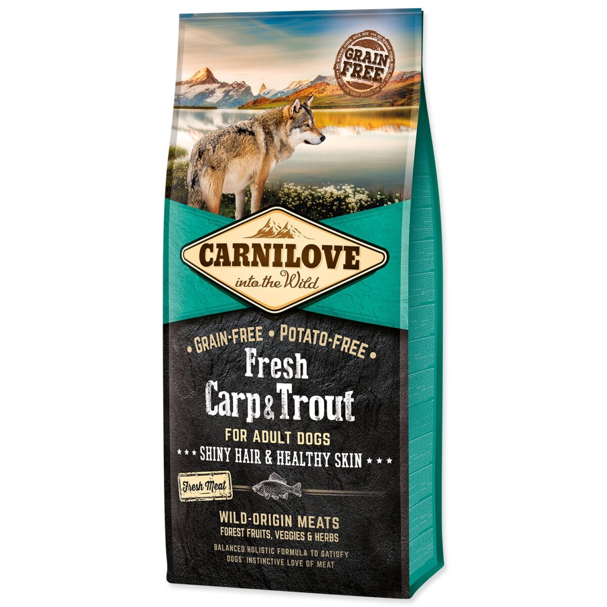 Krmivo Carnilove Dog Fresh Carp & Trout 12kg Krmivo Carnilove Dog Fresh Carp & Trout 12kg
