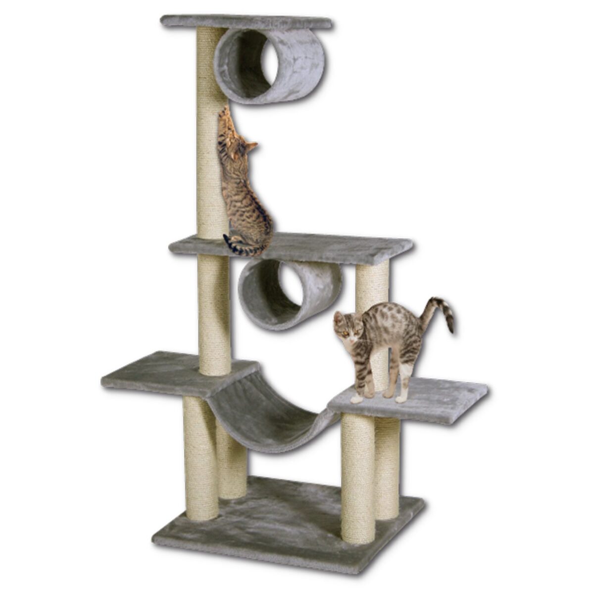 Odpočívadlo Magic Cat Iveta šedé 103x57x141cm Odpočívadlo Magic Cat Iveta šedé 103x57x141cm