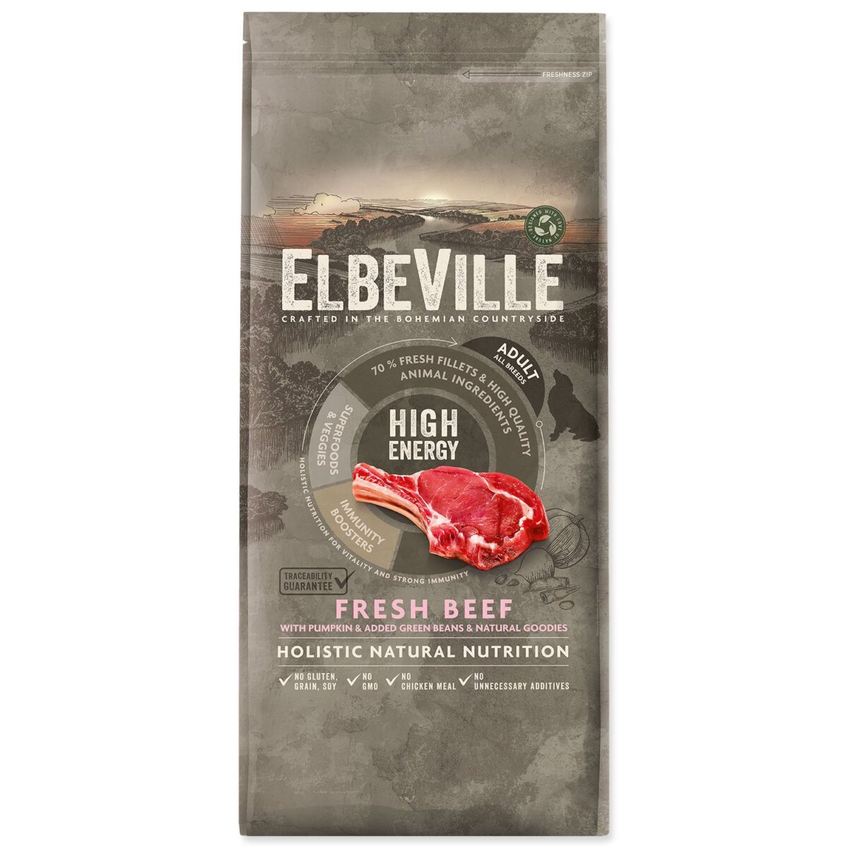 Krmivo ELBEVILLE Adult All Breeds High Energy Fresh Beef 11 Krmivo ELBEVILLE Adult All Breeds High Energy Fresh Beef 11