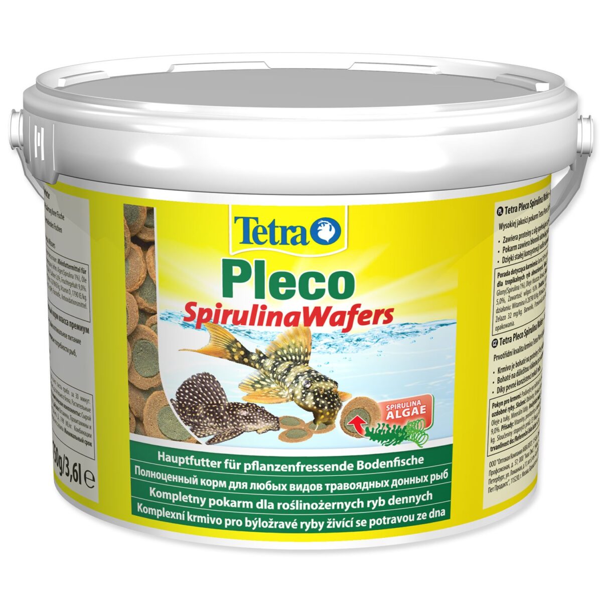 Krmivo Tetra Pleco Spirulina Wafer 3 Krmivo Tetra Pleco Spirulina Wafer 3