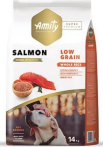 Amity Super Premium LG Salmon granule pre psy 14kg Amity Super Premium LG Salmon granule pre psy 14kg